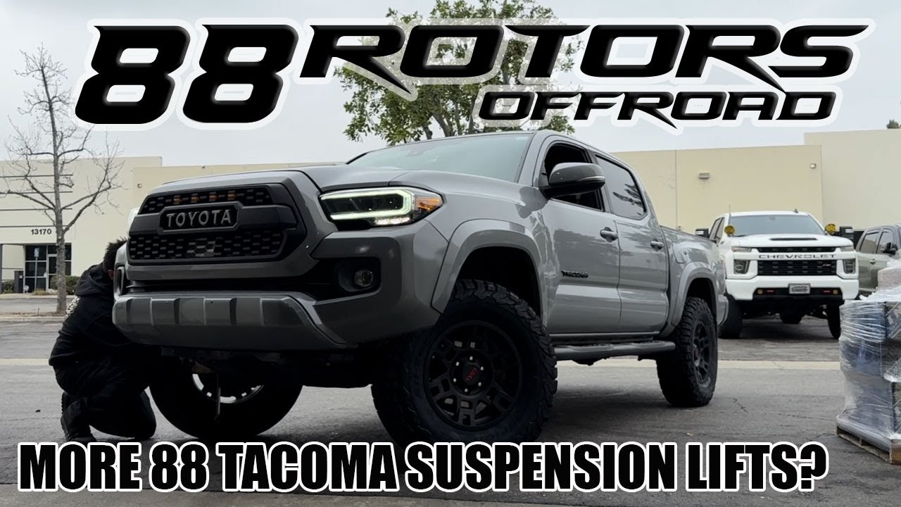 KING & FOX SUSPENSION LIFT KITS WITH CAMBURG UCA ON A BUNCH OF TACOMAS!
