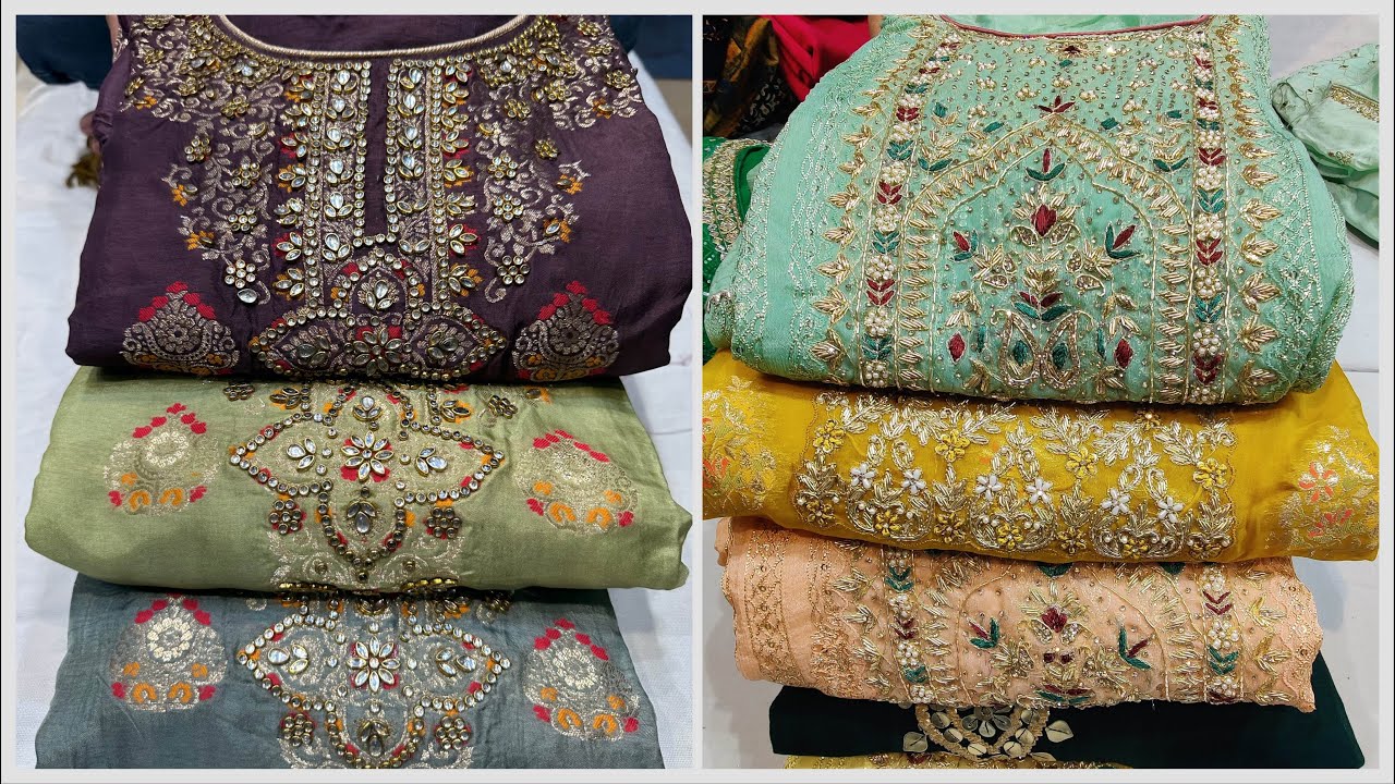Aman Embroidery New Collection 2025 | Chandni Chowk Suits | Designer Fancy Suits | 