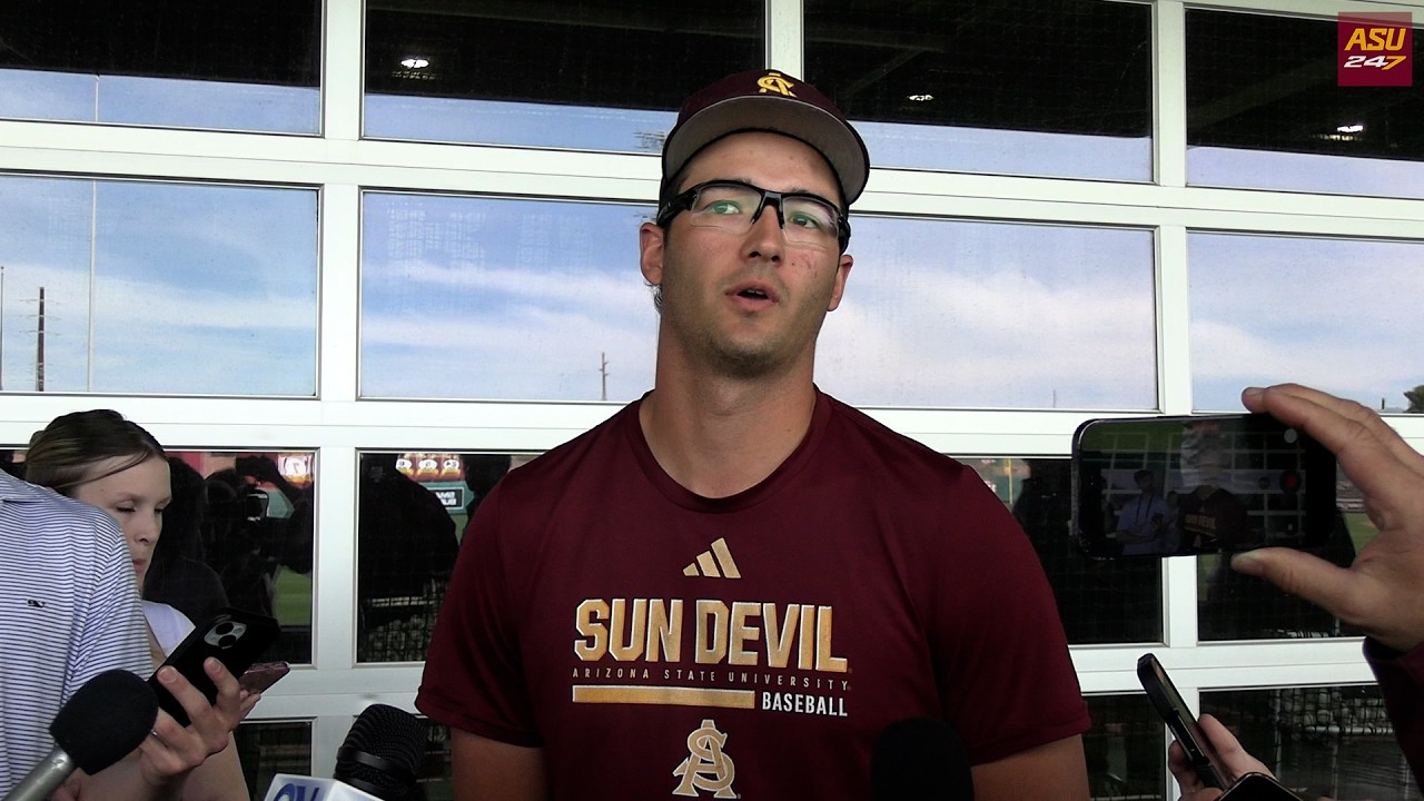 LHP Cole Carlon ahead of ASU's Opening Weekend against Omaha (02/10/2026)