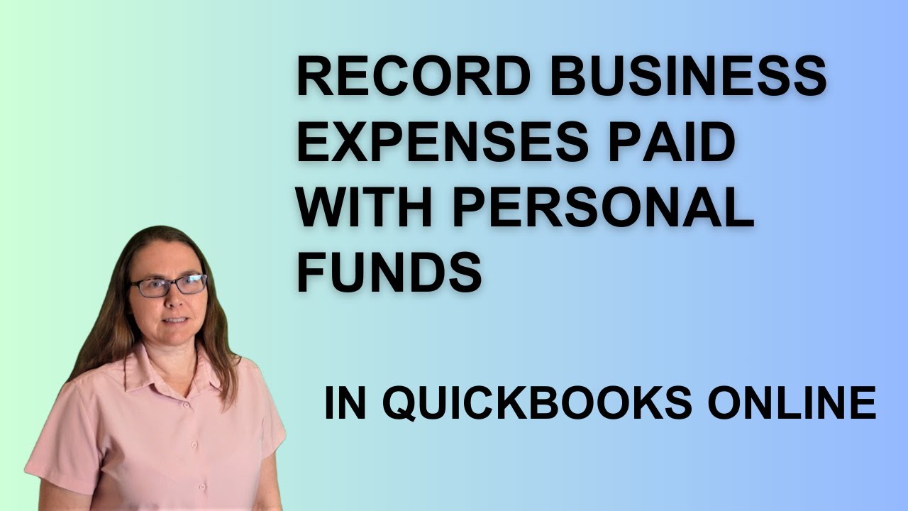 Регистрация деловых расходов, оплаченных из личных средств, в QuickBooks Online