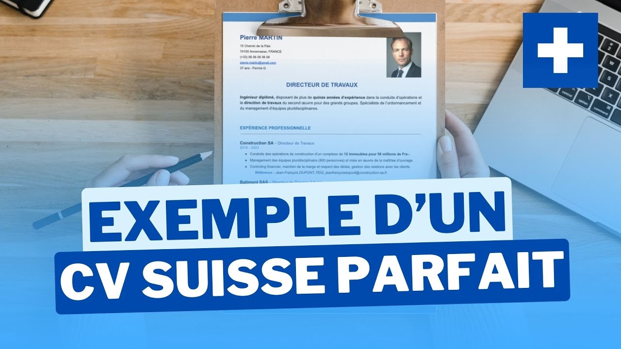 Analyse d'un CV SUISSE (modèle CV Suisse)