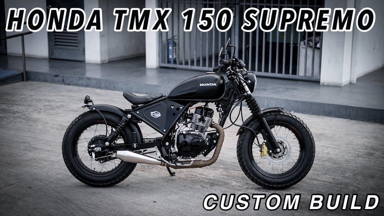 CUSTOM BOBBER || TMX 150 supremo || detachable passenger seat || original concept