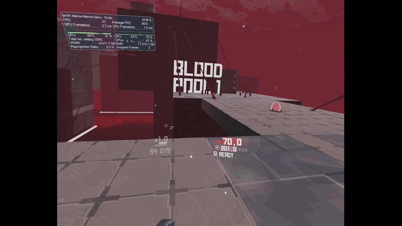 Marrow Marrow playtest PCVR performance Display Port