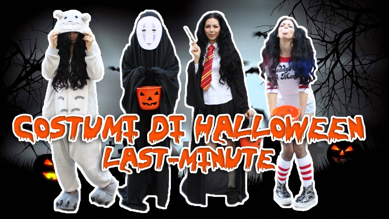 COSTUMI DI HALLOWEEN FAI-DA-TE E LAST-MINUTE ! ❤ HARLEY QUINN | TOTORO | SENZA-VOLTO | HERMIONE