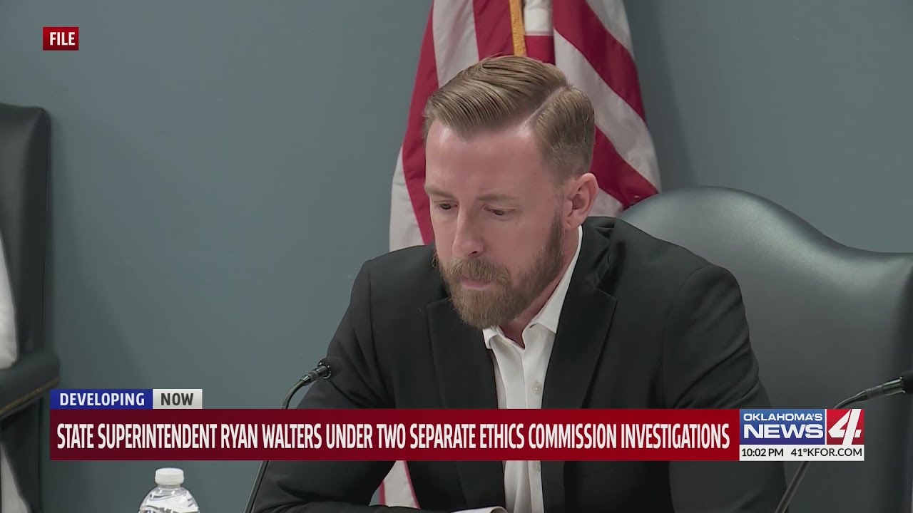 State Superintendent Ryan Walters under two separate Ethics Commission investigations