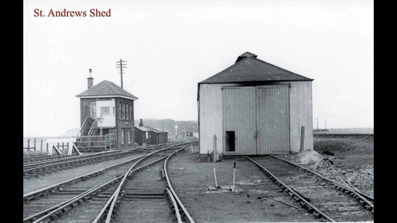 Modern day shed bash at St Andrews, originally built as the Anstruther and St Andrews Railway, Fife
