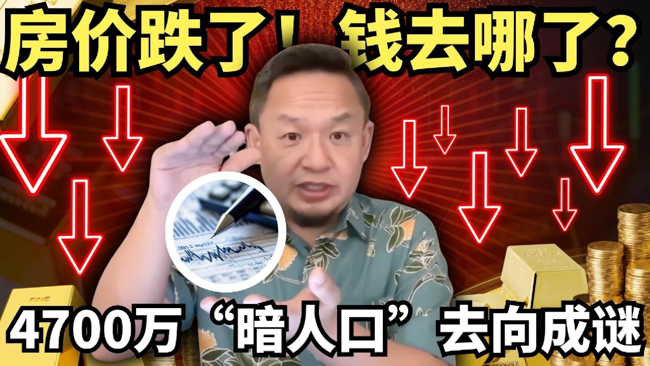 为何房价腰斩你更不敢花钱？金融老炮儿解密财富缩水“暗数据”：4700万人的消失与钱都去哪了？