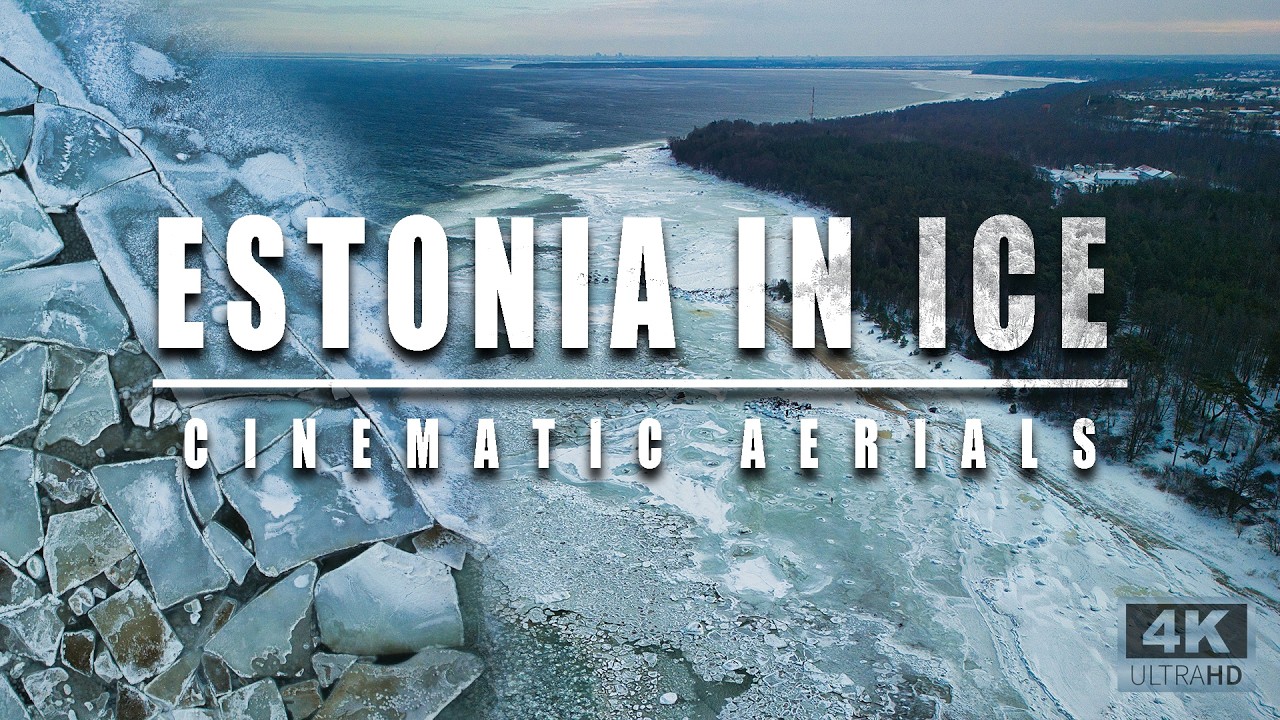 Estonia in Ice - Ice Patterns of The North Aerial Cinematic