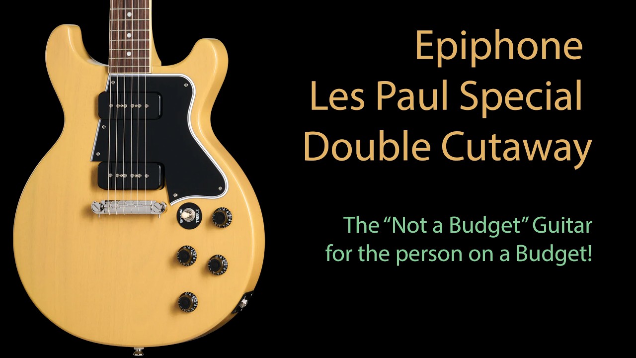 Epiphone Les Paul Special Double Cutaway, вдохновленная Gibson, в цвете TV Yellow #гитара #электр...