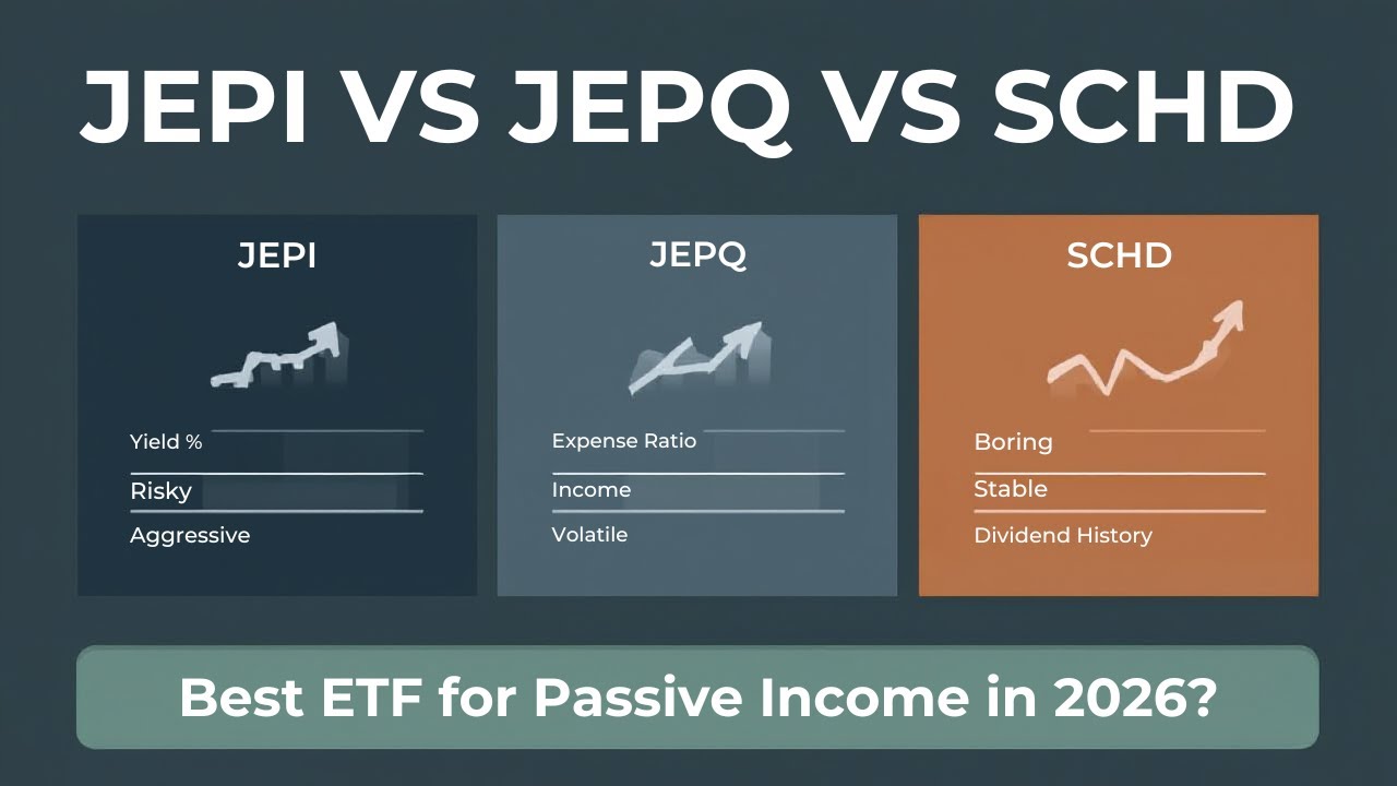 JEPI vs JEPQ vs SCHD: Best ETF for Passive Income in 2026? #JEPI #JEPQ #SCHD #bestetf #2026