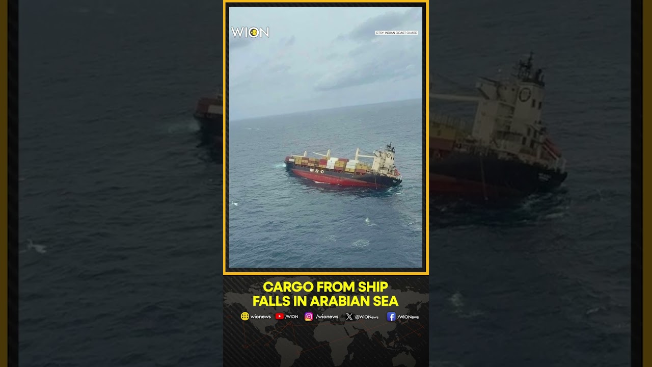 Coast Guard Races To Rescue Liberian Container Ship Stranded In Arabian Sea | WION