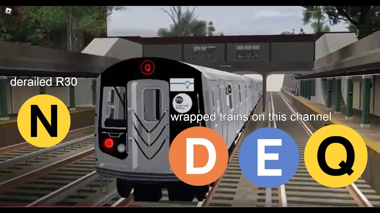 PTA Callaghan - Running a R160B Q train to 53 St (with wrap)