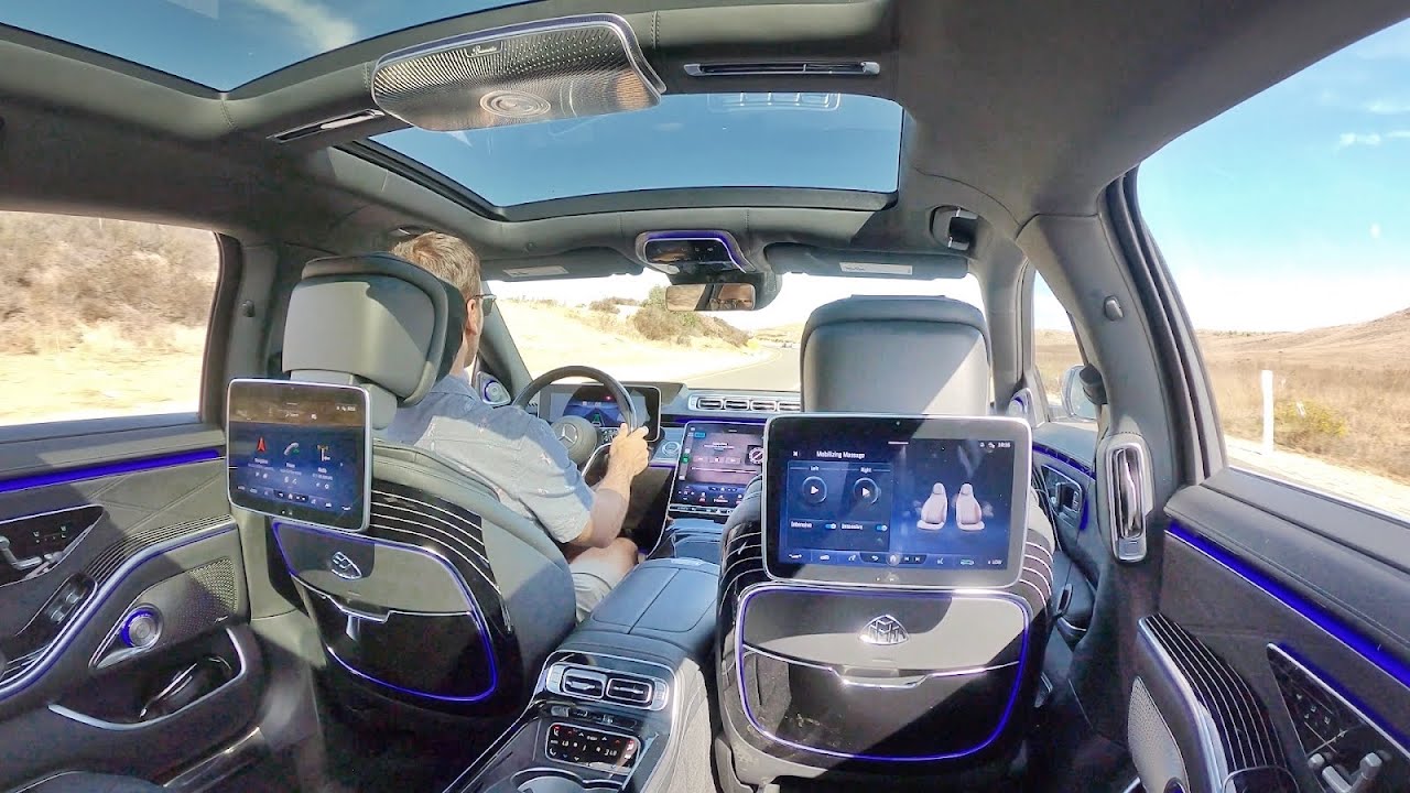 2021 Mercedes-Maybach S 580 POV Ride (3D Audio)(ASMR)