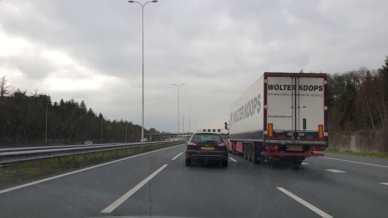 Dashcam Beelden Barneveld: A1 Aansluiting Barneveld  -》A28 Knooppunt Hoevelaken 》Afrit Soesterberg.