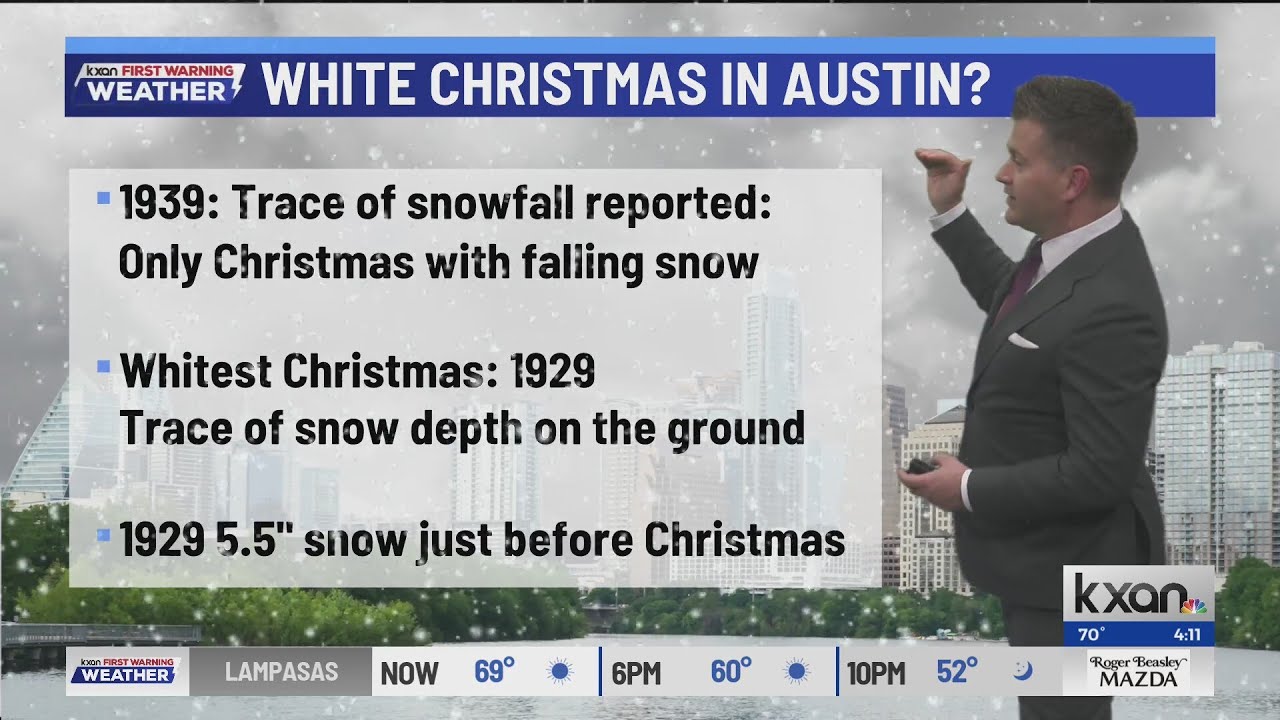 Snow on Christmas in Austin? It&rsquo;s happened before