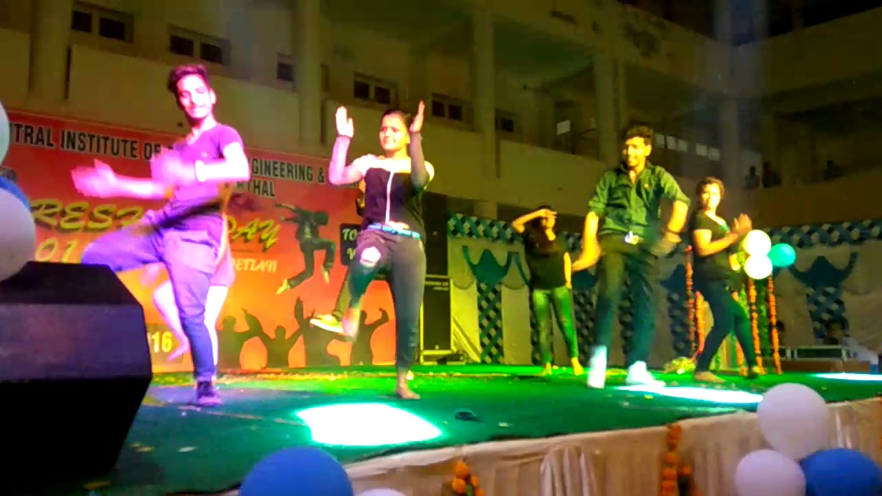 Group dance fresher@cipet murthal