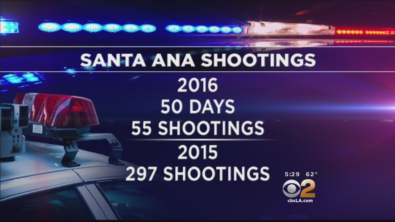 Rise In Shootings In Santa Ana Has Community On Edge