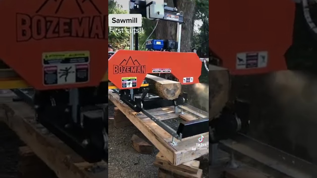 Sawmill assembly and first cuts