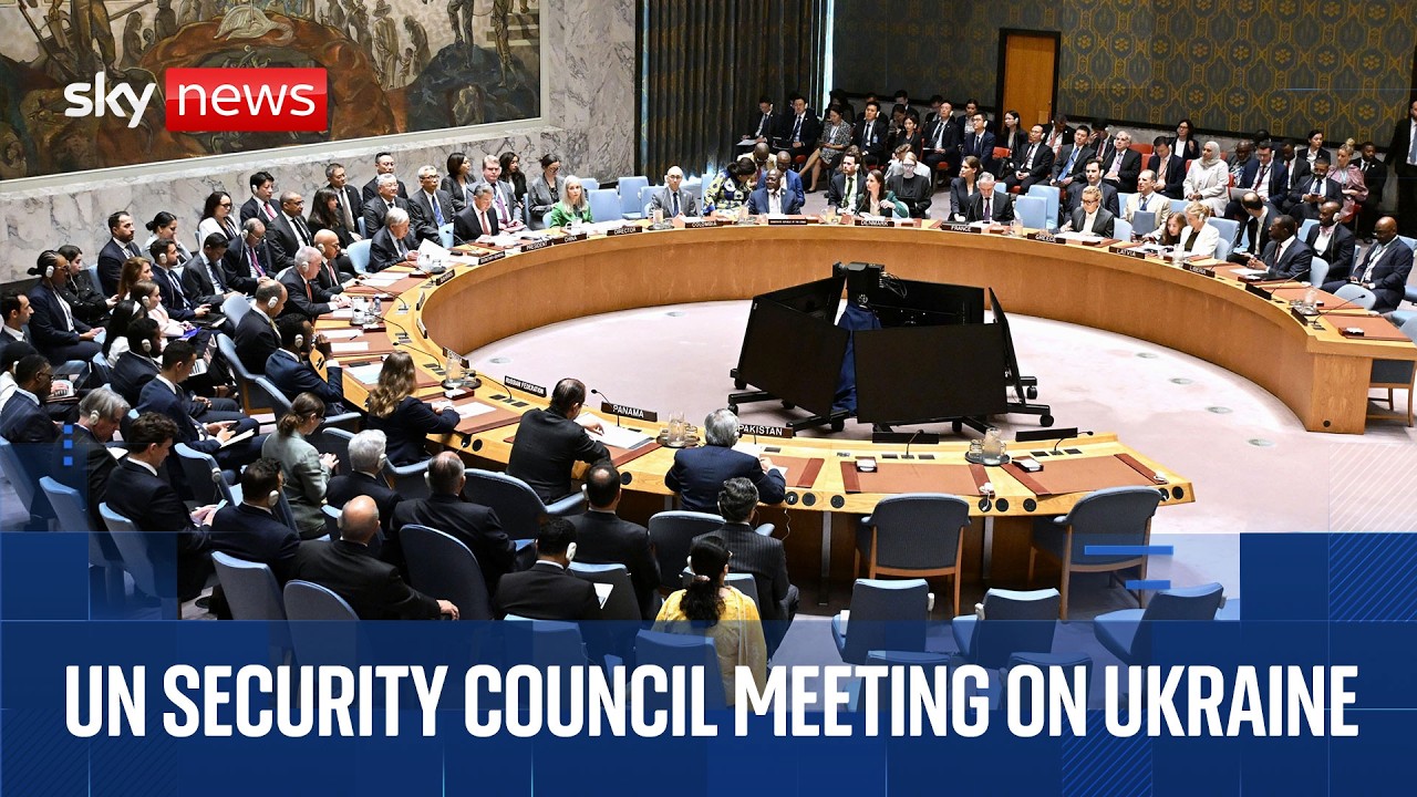UN hold meeting on Ukraine as Russian attack on Kyiv triggers fires