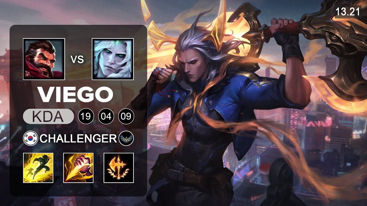 Viego vs Graves Jungle - KR Challenger - Patch 13.21 Season 13
