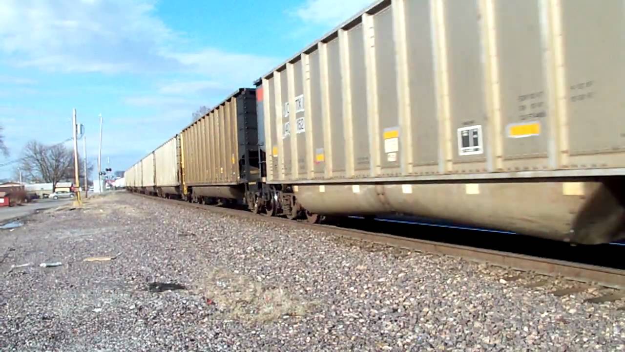 **400th Video** Very Fast Union Pacific #5969 Coal Train, Great Horn