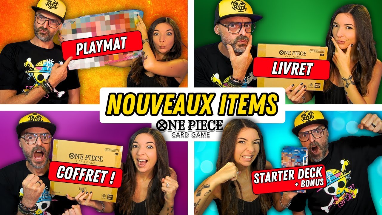 D&eacute;couvrons les DERNIERS ITEMS ONE PIECE CARD GAME !