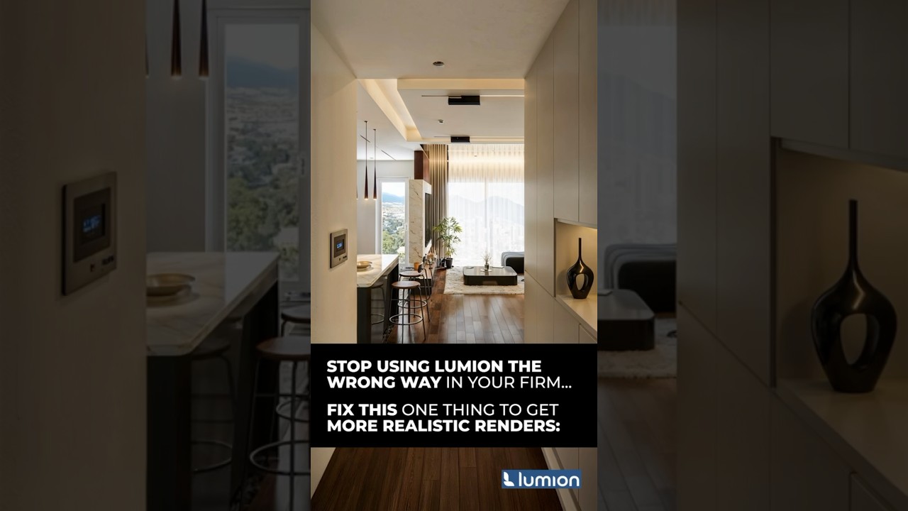 Lumion 2025 | Tutorial: How to IMPROVE your Lumion INTERIOR RENDERS (Step By Step) #lumion