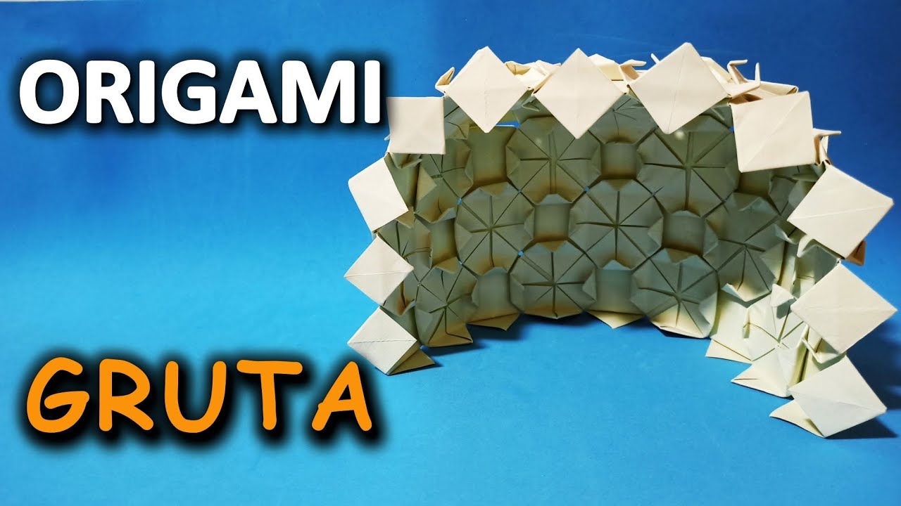 ORIGAMI - COMO FAZER UMA GRUTA - Passo A Passo Simples, Fácil e Descomplicado