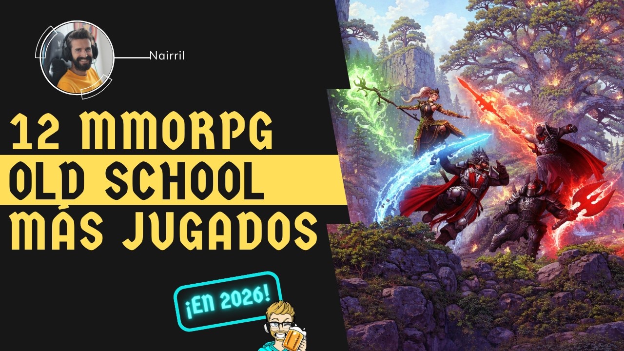 12 MMORPG GRATIS (Casi Todos) Old School con M&aacute;s Jugadores 2026