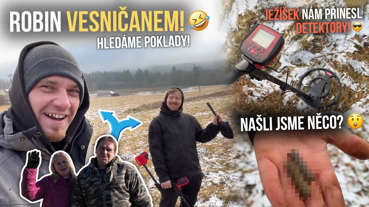 Ježíšek přinesl detektory kovu. 📍 Po 5 letech zpět k hledání pokladů📍Hledání pokladů #1