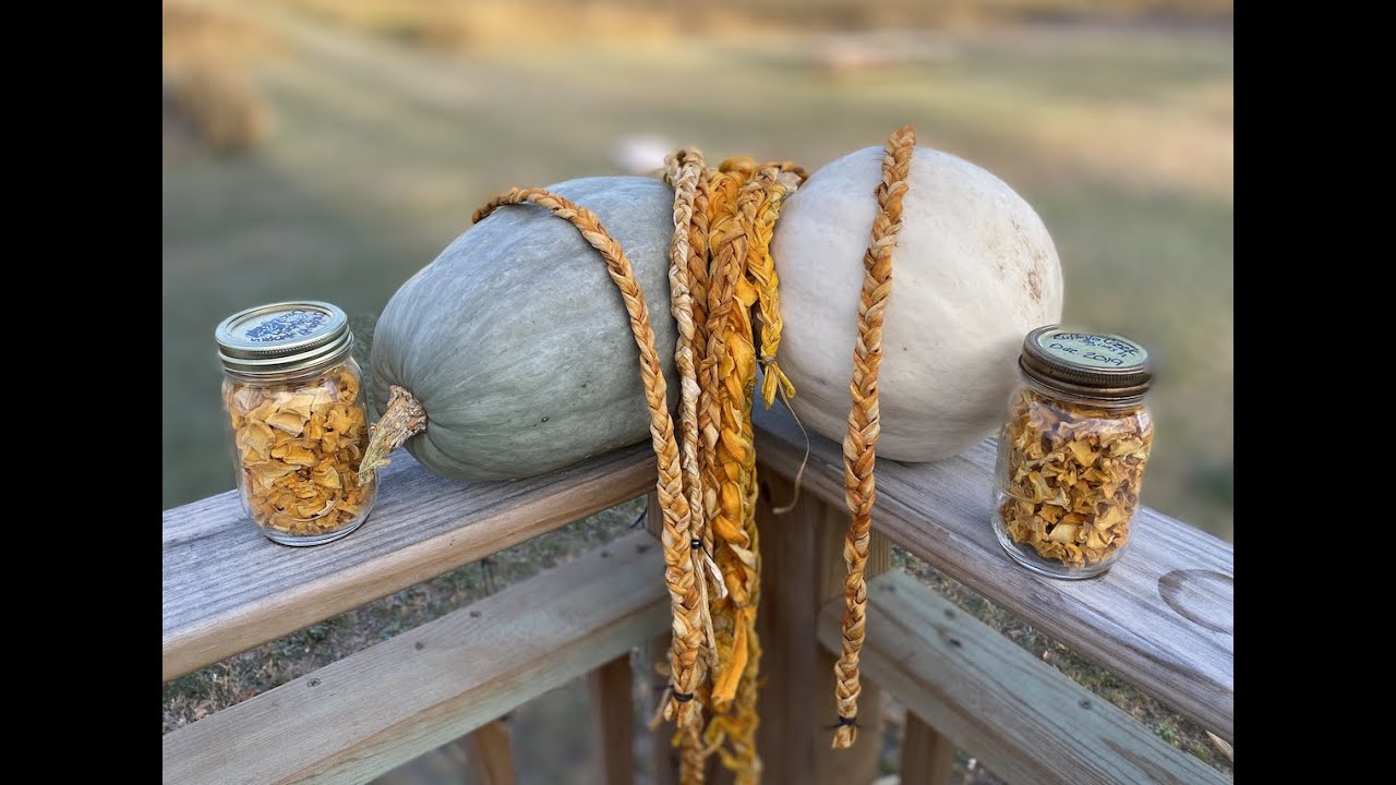 Dried Squash Braids