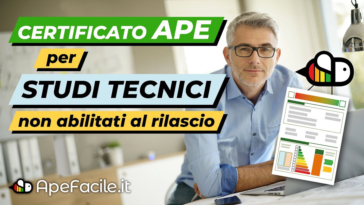 Studio Tecnico che non rilascia Certificazione APE? Ecco la soluzione!