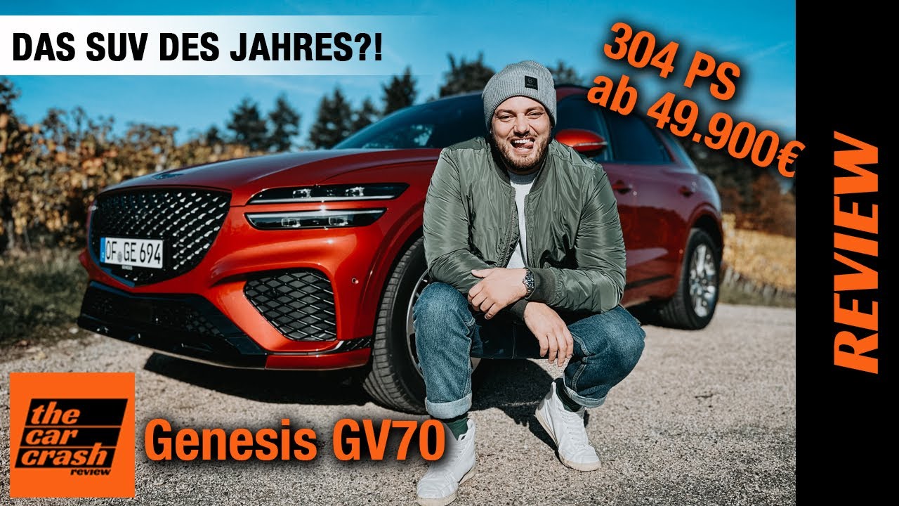 Genesis GV70 im Test (2022) Dieses SUV musst du gesehen haben! Fahrbericht | Review | Benzin | 2.5T