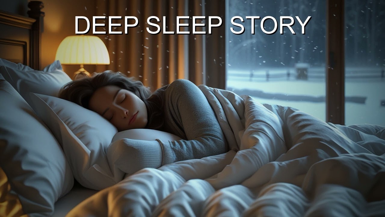 Deep Sleep Story | Cozy Winter Bedroom Ambience | Deep Sleep Music | 3 Hours | No Talking