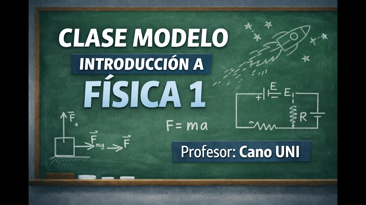CLASE MODELO INTRODUCCIÓN A FÍSICA 1 - Profesor Cano