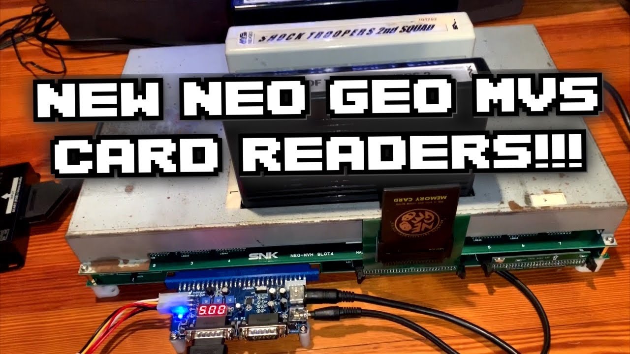 New Neo Geo MVS Card Readers!!!