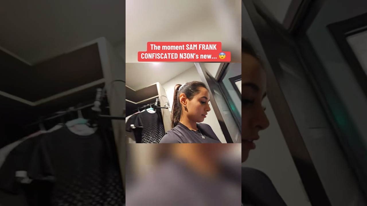 The moment SAM FRANK CONFISCATED N3ON's new... 😨 #n3on #n3onclips #samfrank