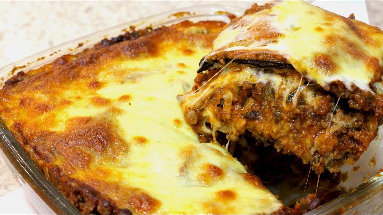 LASANHA DE BERINJELA À PARMEGIANA SEM FRITURA E DELICIOSA!! - Isamara Amâncio