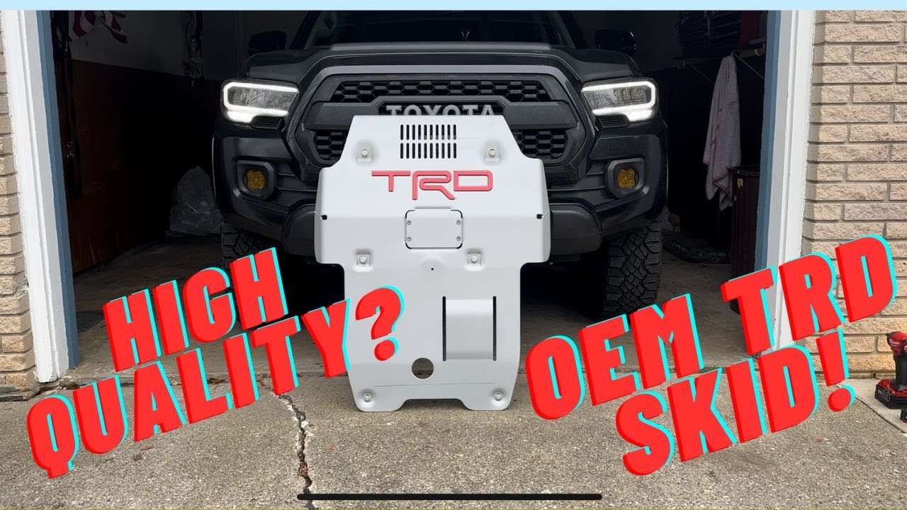 OEM TRD SKID PLATE INSTALL | 3RD GEN TACOMA