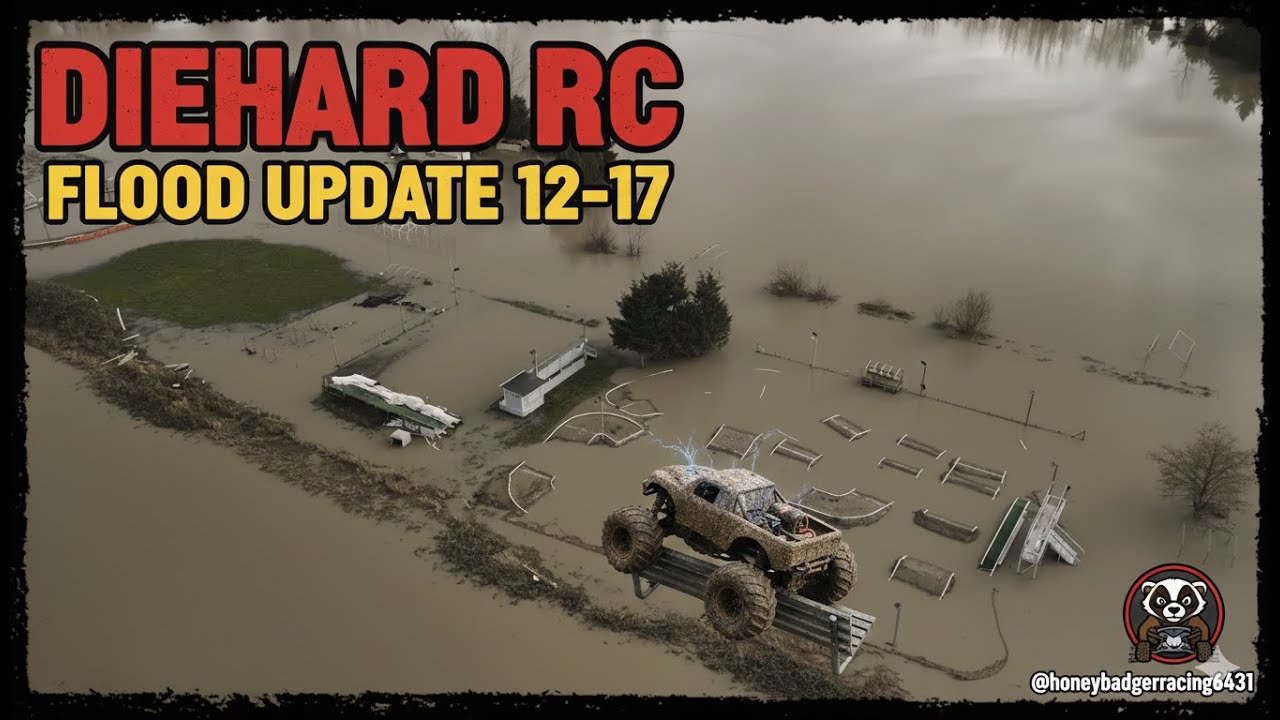 Diehard RC Park Flood  - The water has for the most part receded.