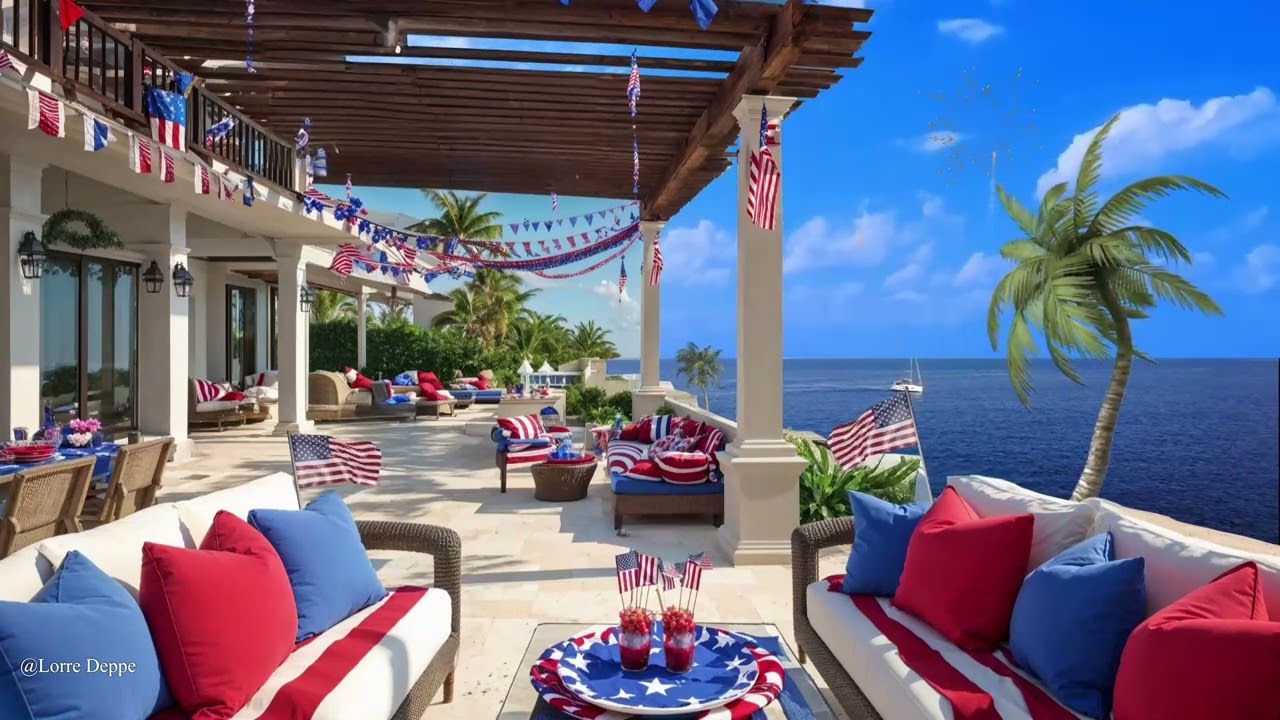 Epic 4K Fireworks Light Up the Ocean on Independence Day