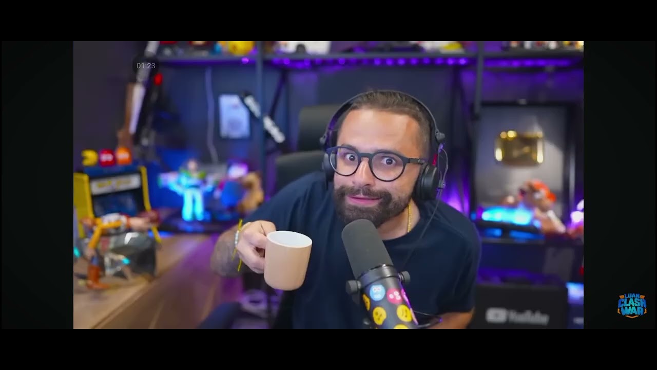 reagindo ao vídeo do Luan Clash war eu sou muito fã dele