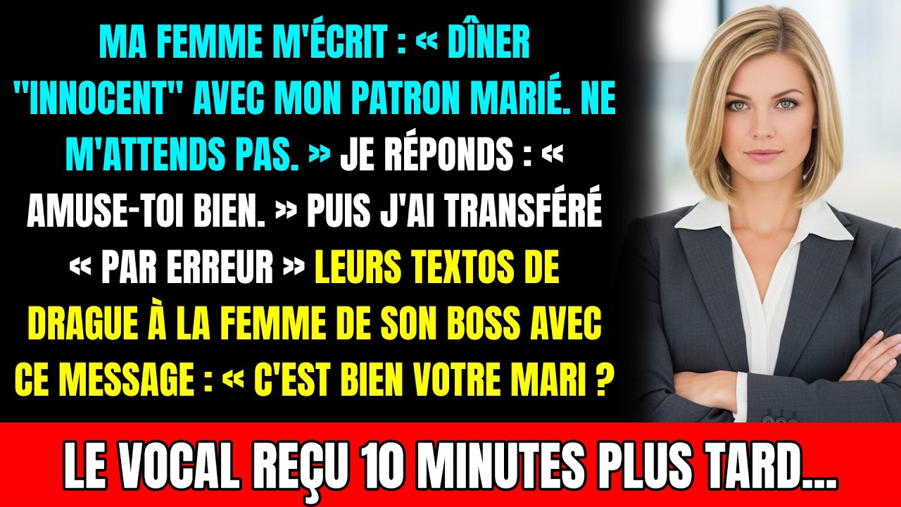SMS de ma femme : « Dîner 