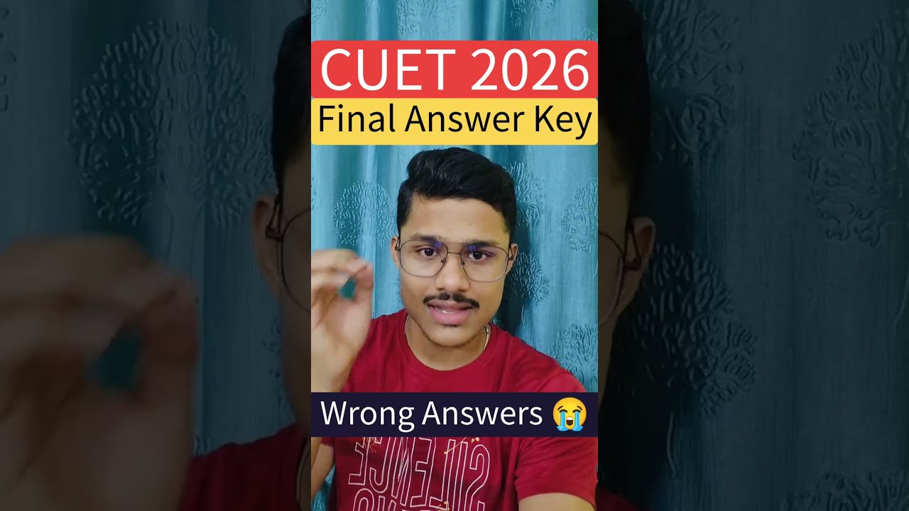They Couldn't Even Get This Right 😭 Wrong Answers In NTA Final Answer Key CUET UG 2026