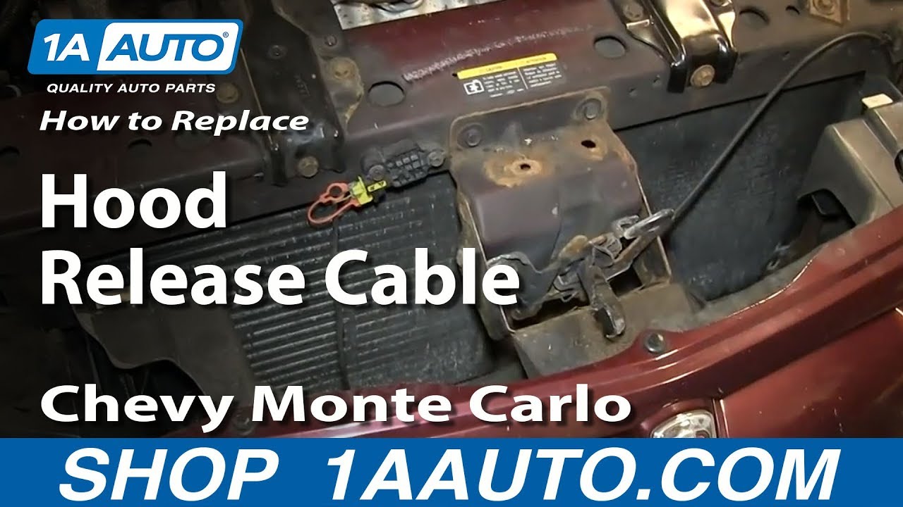 How to Replace Hood Release Cable 00-05 Chevy Monte Carlo