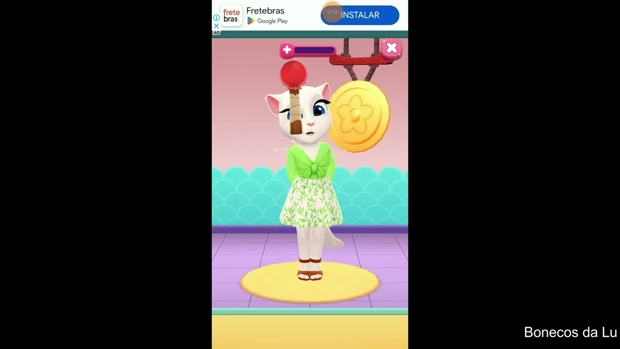 Talking Angela 2: Batalha de Looks de Natal: Quem vai ganhar? Luisa ou Tia Lica? (Jogo / Gameplay)