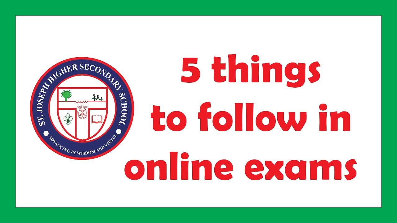 Five things to follow in Online Exam