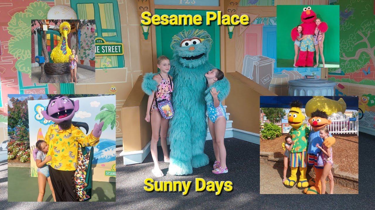 Our Day at Sesame Place | Sesame Street Character Meet & Greet | Party Parade | Waterpark Fun Summer
