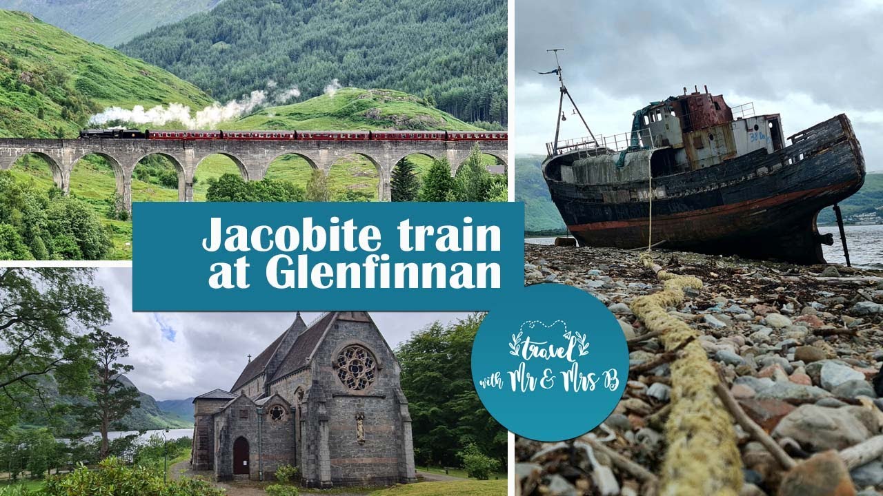 Watching the Jacobite train at Glenfinnan