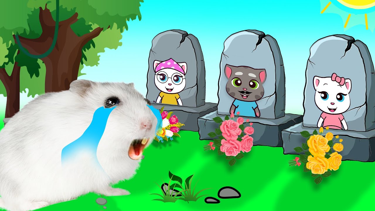 Talking Tom! My Family! SAYS GOODBYE - Sad story of Hamster and family
